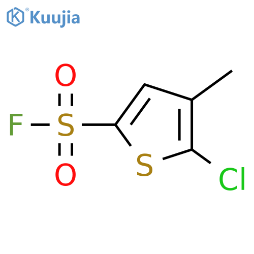 5-chloro-4-methylthiophene-2-sulfonyl fluoride structure
