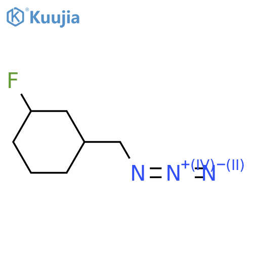 1-(azidomethyl)-3-fluorocyclohexane structure