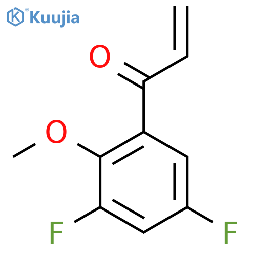 1-(3,5-difluoro-2-methoxyphenyl)prop-2-en-1-one structure