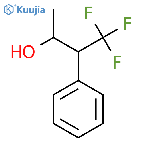 4,4,4-trifluoro-3-phenylbutan-2-ol structure