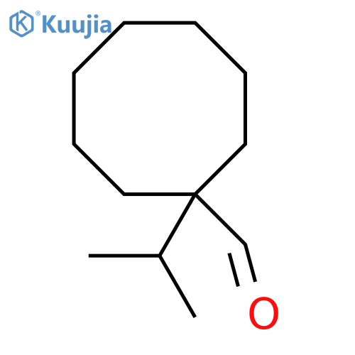 1-(propan-2-yl)cyclooctane-1-carbaldehyde structure
