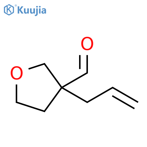 3-Furancarboxaldehyde, tetrahydro-3-(2-propen-1-yl)- structure