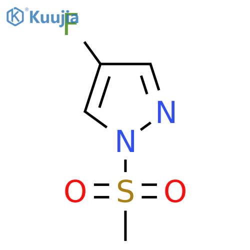 4-Fluoro-1-(methylsulfonyl)-1H-pyrazole structure