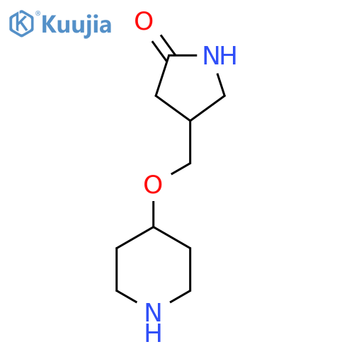 4-((Piperidin-4-yloxy)methyl)pyrrolidin-2-one structure