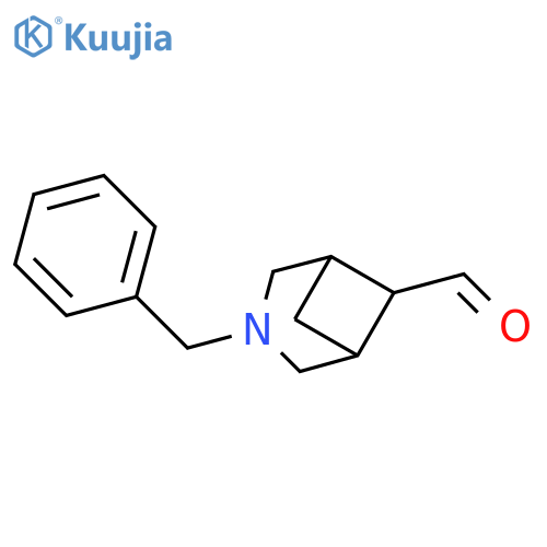 3-Benzyl-3-azabicyclo[3.1.1]heptane-6-carbaldehyde structure