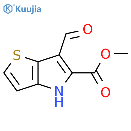 methyl 6-formyl-4H-thieno3,2-bpyrrole-5-carboxylate structure