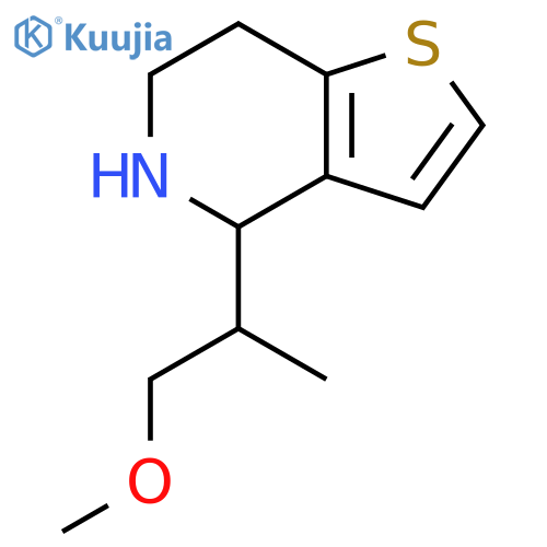 4-(1-methoxypropan-2-yl)-4H,5H,6H,7H-thieno3,2-cpyridine structure