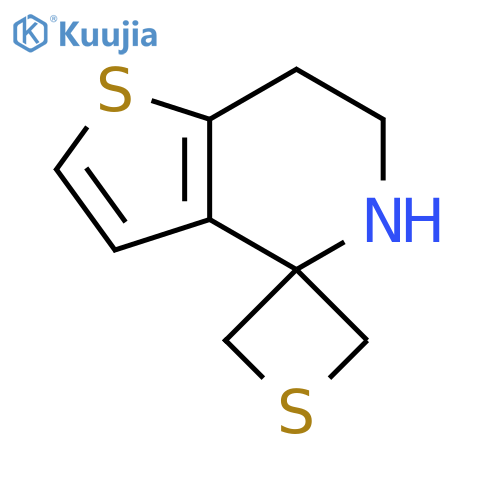 6,7-dihydro-5H-spirothieno3,2-cpyridine-4,3'-thietane structure