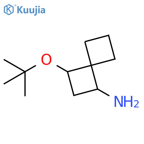 3-(tert-butoxy)spiro3.3heptan-1-amine structure