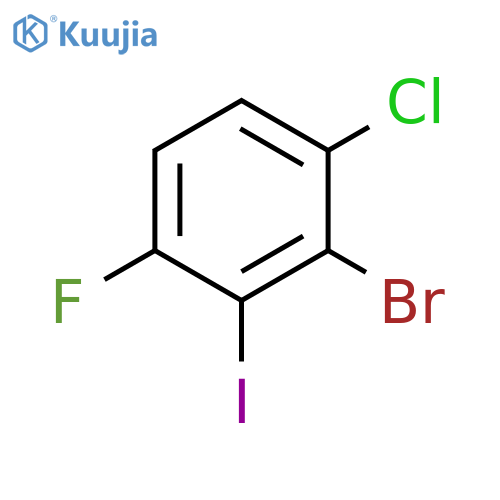 2-Bromo-3-chloro-6-fluoroiodobenzene structure