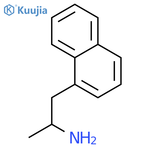 1-naphthalen-1-ylpropan-2-amine;hydrochloride structure