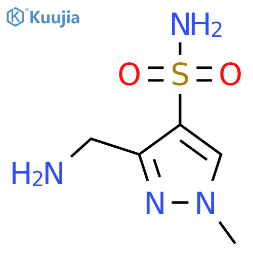 3-(Aminomethyl)-1-methyl-1h-pyrazole-4-sulfonamide structure