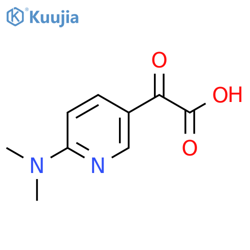 2-6-(dimethylamino)pyridin-3-yl-2-oxoacetic acid structure