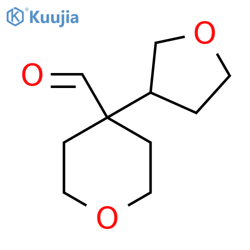 4-(Oxolan-3-yl)oxane-4-carbaldehyde structure