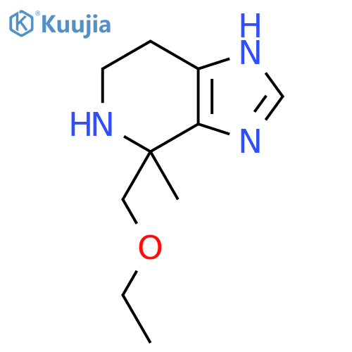 4-(ethoxymethyl)-4-methyl-3H,4H,5H,6H,7H-imidazo4,5-cpyridine structure