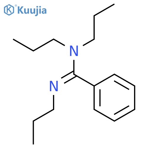Benzenecarboximidamide, N,N,N'-tripropyl- structure