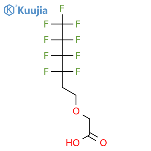 Acetic acid, [(3,3,4,4,5,5,6,6,6-nonafluorohexyl)oxy]- structure