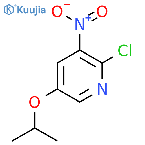 2-Chloro-5-isopropoxy-3-nitropyridine structure