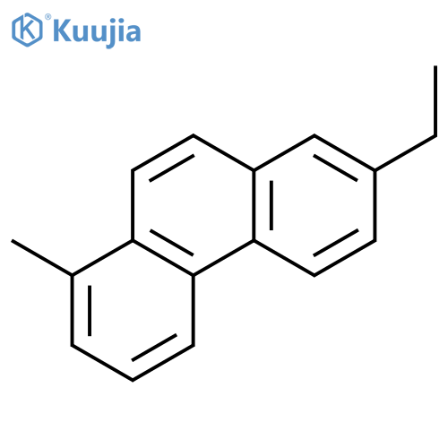 7-Ethyl-1-methylphenanthrene structure