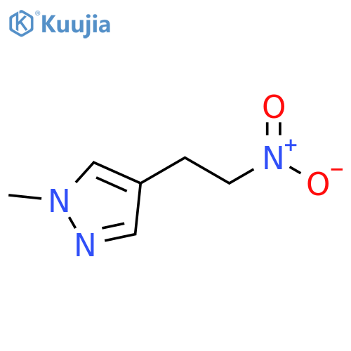 1-methyl-4-(2-nitroethyl)-1H-pyrazole structure