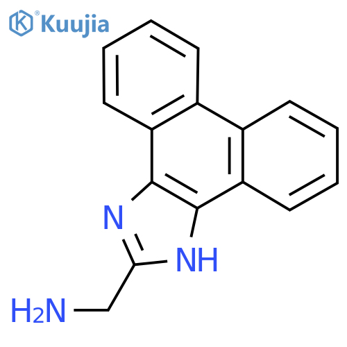 1-{1H-phenanthro9,10-dimidazol-2-yl}methanamine structure