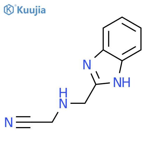 Acetonitrile, [(1H-benzimidazol-2-ylmethyl)amino]- (9CI) structure