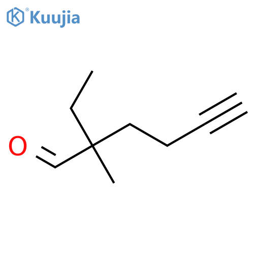 2-Ethyl-2-methylhex-5-ynal structure