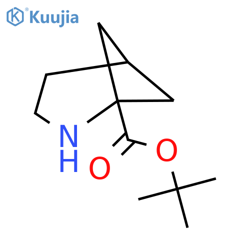 tert-butyl 2-azabicyclo3.1.1heptane-1-carboxylate structure