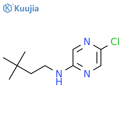 5-Chloro-N-(3,3-dimethylbutyl)pyrazin-2-amine structure