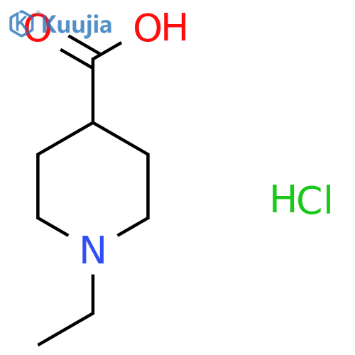 1-Ethylpiperidine-4-Carboxylic Acid Hydrochloride structure