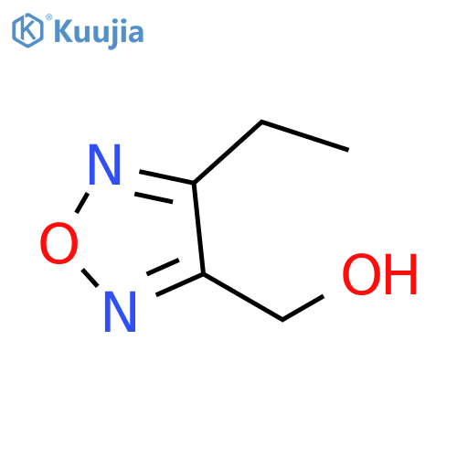 (4-ethyl-1,2,5-oxadiazol-3-yl)methanol structure