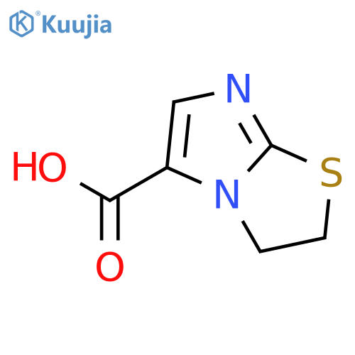 Imidazo[2,1-b]thiazole-5-carboxylicacid, 2,3-dihydro- structure