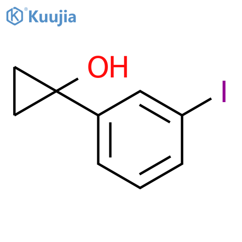 1-(3-Iodophenyl)cyclopropanol structure