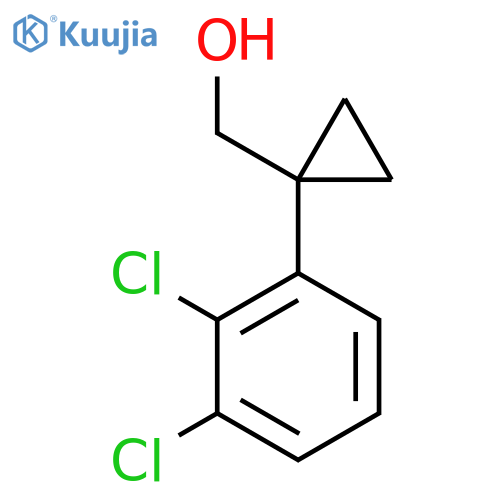 1-(2,3-dichlorophenyl)cyclopropylmethanol structure