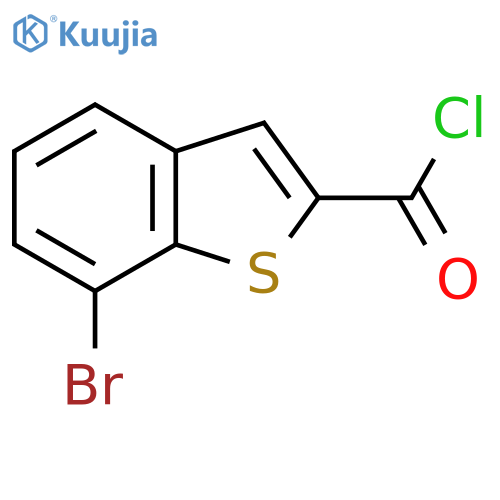 7-Bromo-1-benzothiophene-2-carbonyl chloride structure