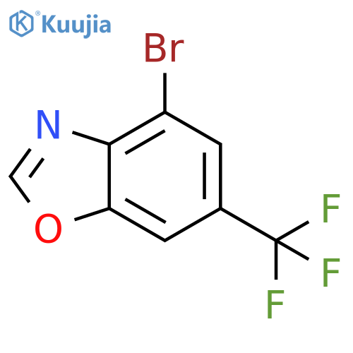 4-Bromo-6-(trifluoromethyl)-1,3-benzoxazole structure