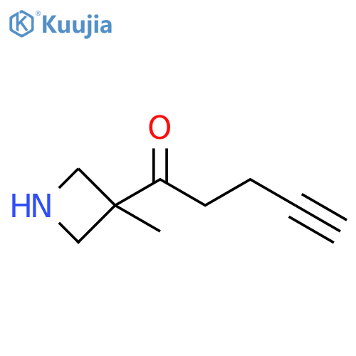 4-Pentyn-1-one, 1-(3-methyl-3-azetidinyl)- structure