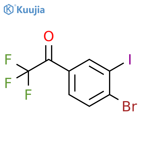 4'-Bromo-3'-iodo-2,2,2-trifluoroacetophenone structure