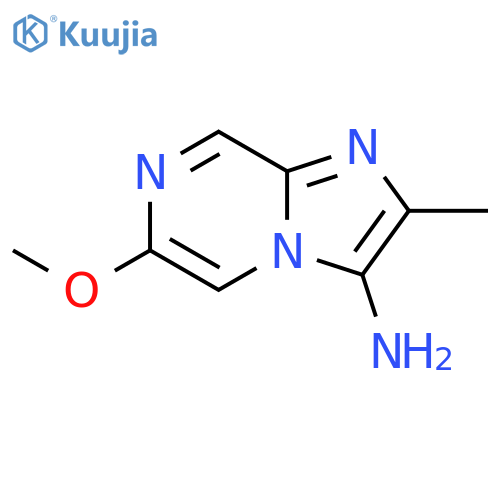 Imidazo[1,2-a]pyrazin-3-amine, 6-methoxy-2-methyl- structure