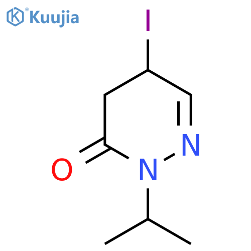 5-Iodo-2-isopropyl-4,5-dihydropyridazin-3(2H)-one structure