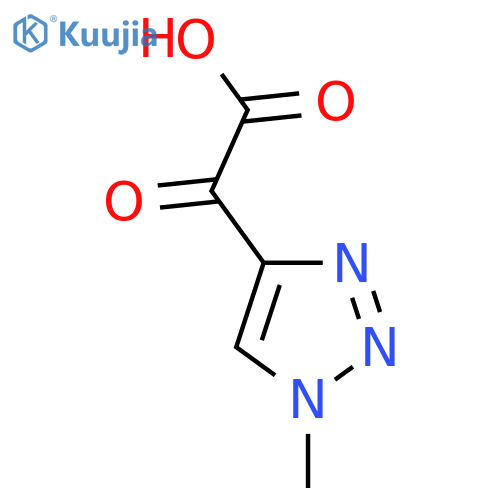 2-(1-methyl-1H-1,2,3-triazol-4-yl)-2-oxoacetic acid structure