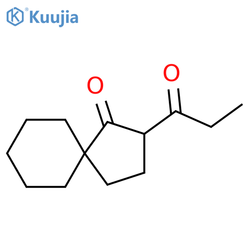 2-propanoylspiro4.5decan-1-one structure