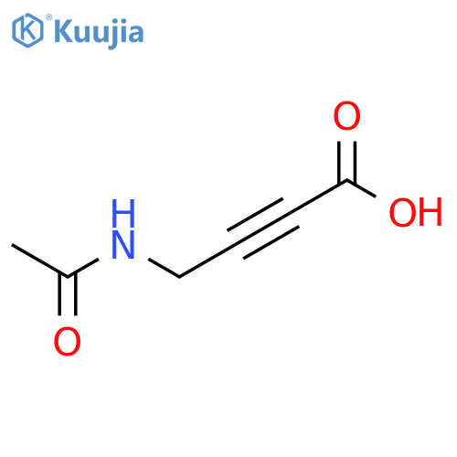 4-Acetamidobut-2-ynoic acid structure