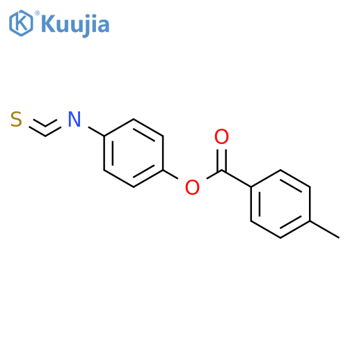 (4-isothiocyanatophenyl) 4-methylbenzoate structure