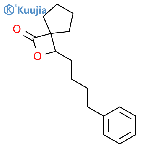 2-Oxaspiro[3.4]octan-1-one, 3-(4-phenylbutyl)- structure