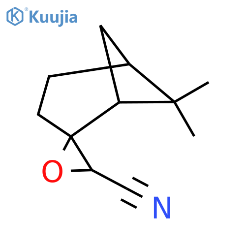 6,6-Dimethylspiro[bicyclo[3.1.1]heptane-2,2'-oxirane]-3'-carbonitrile structure