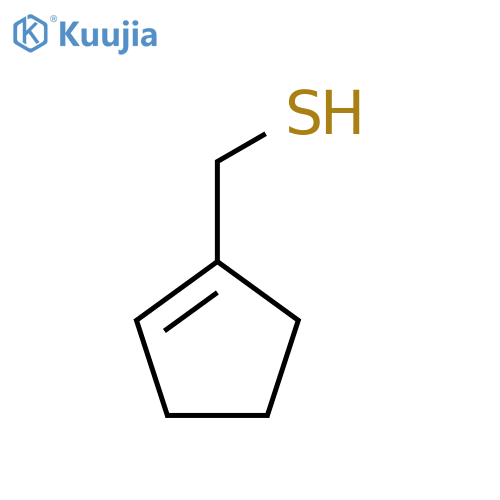 (Cyclopent-1-en-1-yl)methanethiol structure