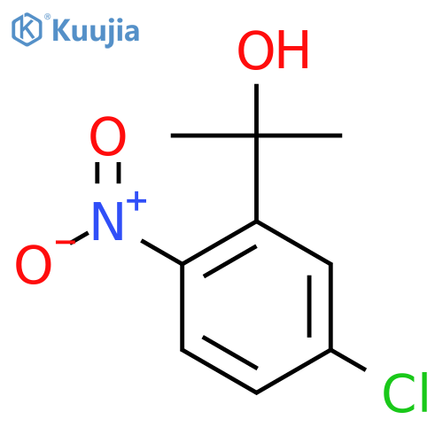 2-(5-chloro-2-nitrophenyl)propan-2-ol structure