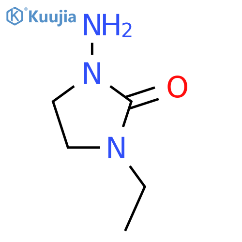 1-amino-3-ethylimidazolidin-2-one structure