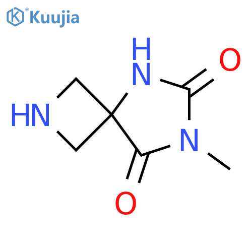 7-methyl-2,5,7-triazaspiro3.4octane-6,8-dione structure